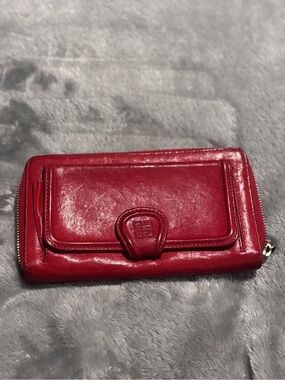 Givenchy Red Leather Wallet